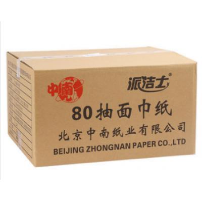 派洁士 80抽取式面巾纸 100包/箱