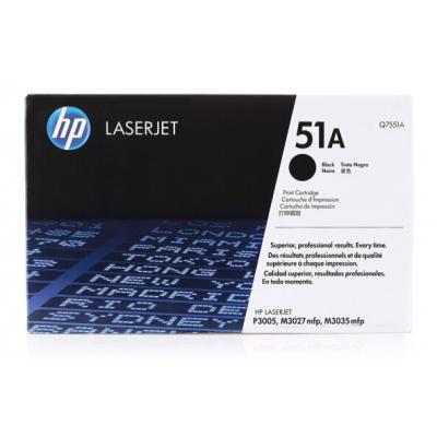 惠普（HP）LaserJet Q7551A 黑色硒鼓 51A（适用LaserJet M3027/M3035 MFP系列 P3005系列）
