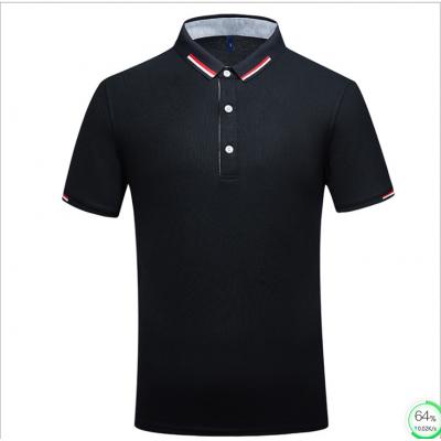 夏季工作服定制T恤定做短袖翻领文化衫polo广告衫刺绣印logo