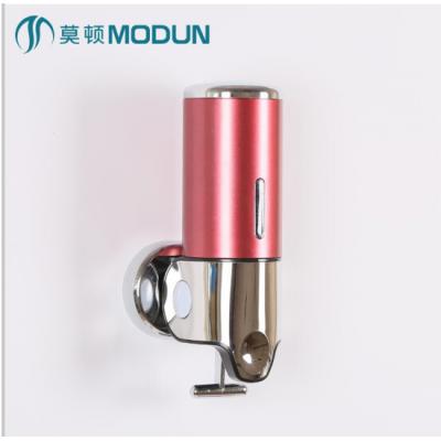 皂液器壁挂挂壁皂液器洗手器洗手瓶皂液盒浴液盒 M-8009宝马红单头