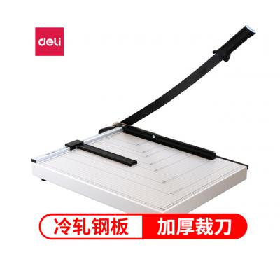 得力(deli) 8012 钢质切纸机/切纸刀/裁纸刀/裁纸机 460mm*380mm